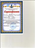 Сертификат участника инновационной площадки в системе образования Сахалинской области